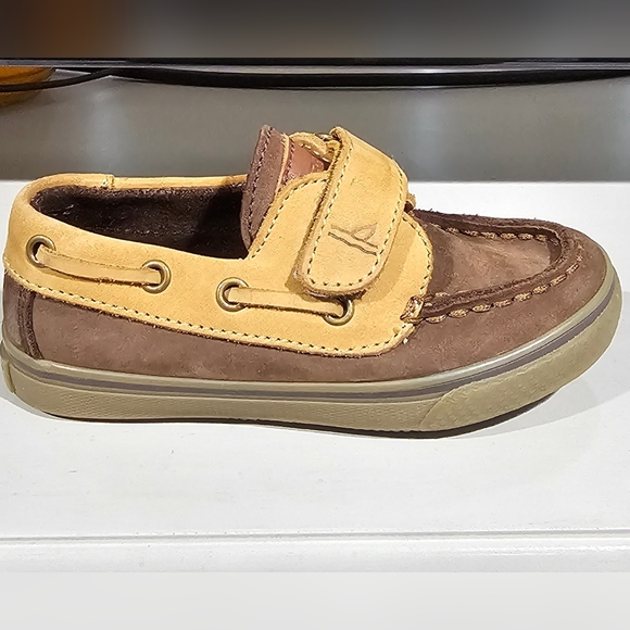 Sperry Toddler Boy Size 7 Brown Shoes - Picture 5 of 5